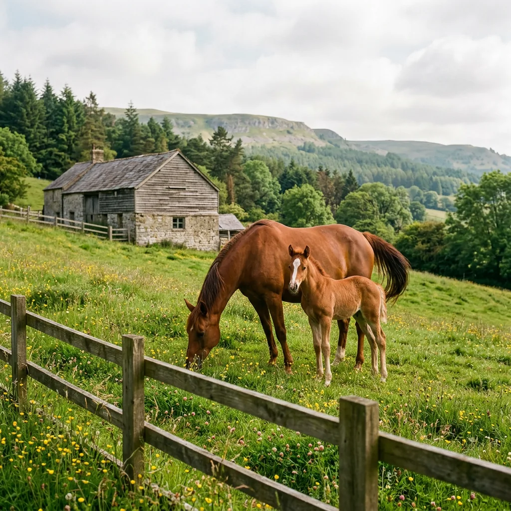 Élevage de chevaux, Little Mountain Ranch, Chilly